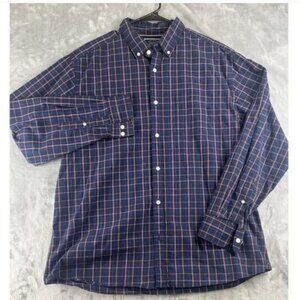 Charles‎ Tyrwhitt Casual Button Down Mens Extra Large Classic Fit Plaid